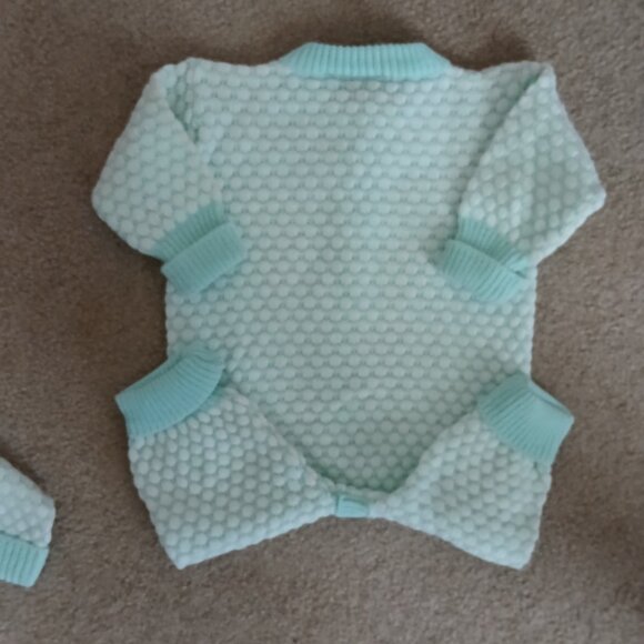 Baby One Pc Sweater Suit with Hat - Picture 5 of 5